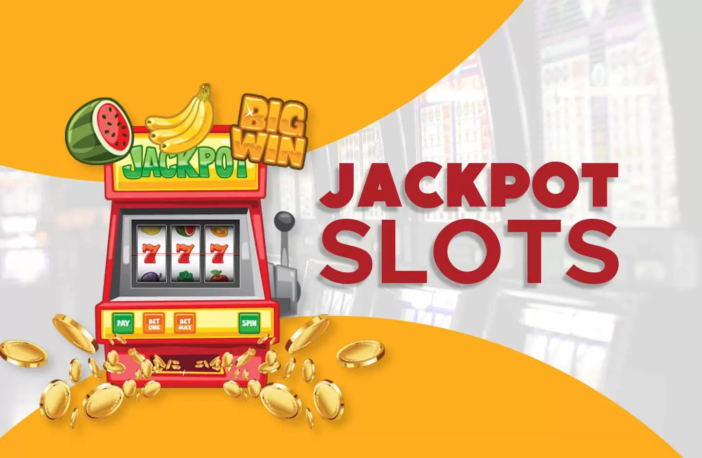 The Mega Spin Spectacular Showcase celebrates amazing slot machine wins.